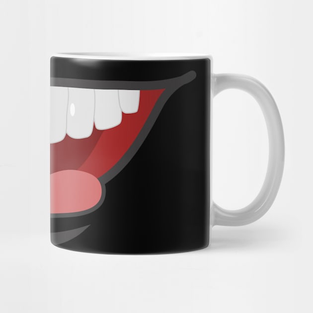 Cartoon Mouths Face by Designerabhijit